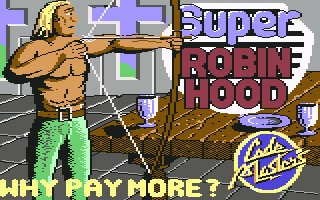 Super Robin Hood (Commodore 64) screenshot: Title screen