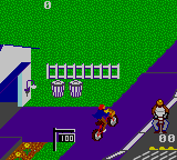 Paperboy (Game Gear) screenshot: Construction