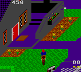 Paperboy (Game Gear) screenshot: Non-subscriber house