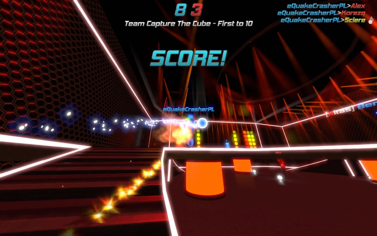 Screenshot of Robot RollerDerby Disco Dodgeball (Windows, 2015