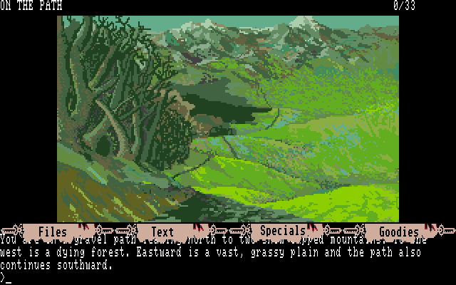 The Pawn (Amiga) screenshot: Starting location
