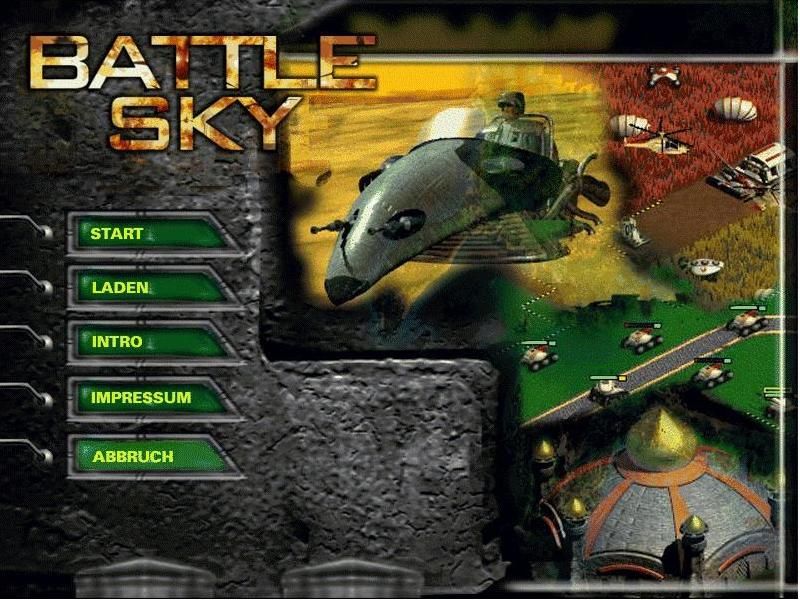 Battle Sky (Windows) screenshot: Main screen