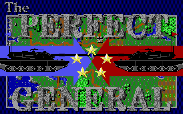 The Perfect General (DOS) screenshot: Title Screen