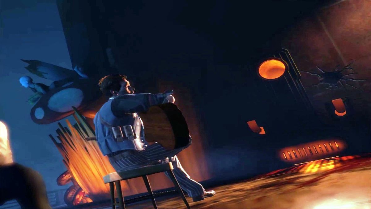 BioShock Infinite: Burial at Sea - Episode Two (Macintosh) screenshot: What happen... huh... what did you say?