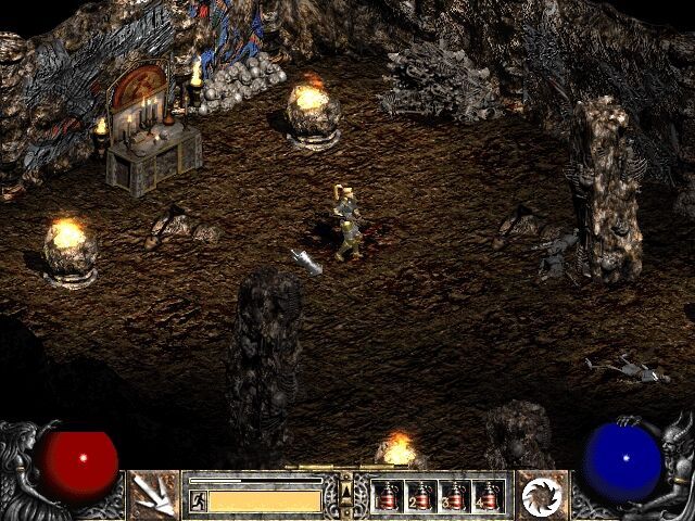 Diablo II: Lord of Destruction (Windows) screenshot: No demon worshiping on my watch