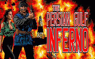 Persian Gulf Inferno (Amiga) screenshot: Title screen