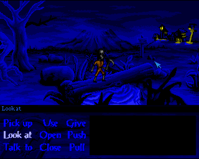 Lord of Alcandria: Chapter II (Amiga) screenshot: Heading into town