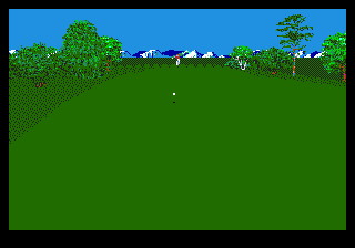PGA European Tour (Genesis) screenshot: Mountain view
