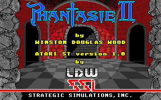 Phantasie II (Atari ST) screenshot: Second title screen