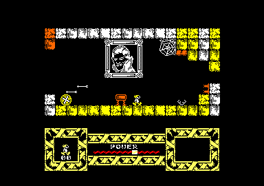 Vampire (Amstrad CPC) screenshot: In the castle