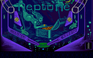 Pinball Dreams II (DOS) screenshot: Neptune Table - Bottom