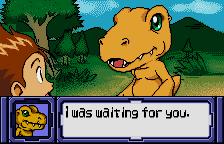 Digimon Anode & Cathode Tamer (Veedramon Version) (WonderSwan Color) screenshot: Well, to tell you the truth, I actually prefer women