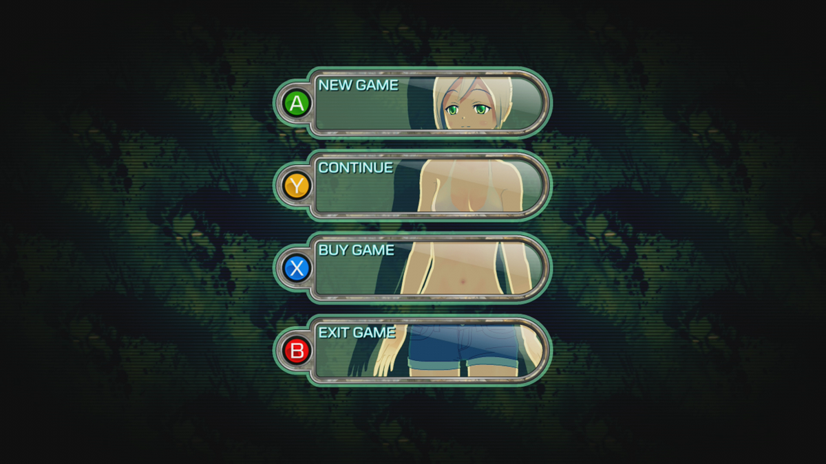 Zombie Shotgun Massacre 3 (Xbox 360) screenshot: Main menu (Trial version)
