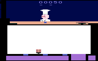 Piece o' Cake (Atari 2600) screenshot: Building a cake