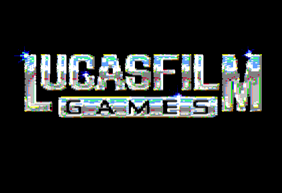 Pipe Dream (Apple II) screenshot: Lucasfilm Games logo
