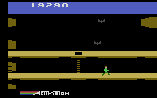 Screenshot of Pitfall II: Lost Caverns (Atari 2600, 1984) - MobyGames