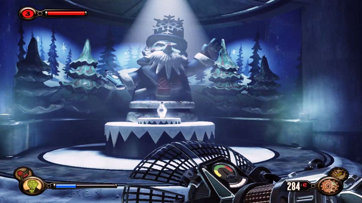BioShock Infinite: Burial at Sea - Episode Two (Macintosh) screenshot: Old Man Winter plasmid