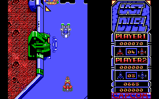 Last Duel: Inter Planet War 2012 (DOS) screenshot: Level 1 (EGA).