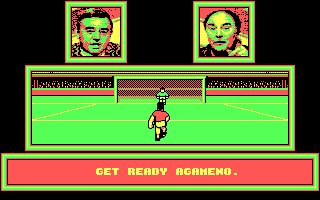 Saint & Greavsie (DOS) screenshot: Bonus Game (CGA).