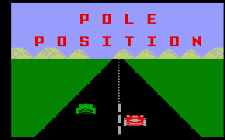 Pole Position (Intellivision) screenshot: Title screen