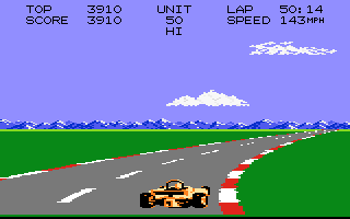 Screenshot of Pole Position II (Atari 7800, 1983) - MobyGames