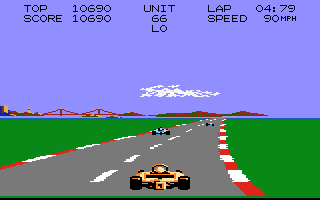 Screenshot of Pole Position II (Atari 7800, 1983) - MobyGames