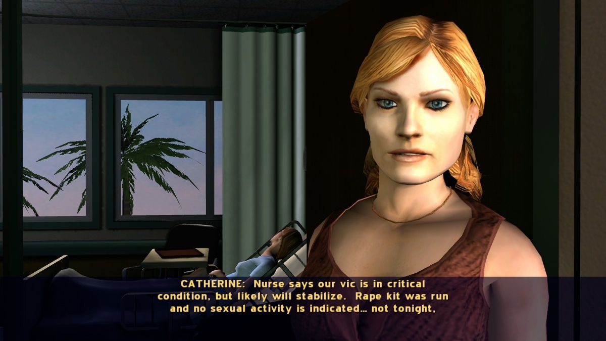 CSI: Crime Scene Investigation - Hard Evidence (Xbox 360) screenshot: On the case with Catherine