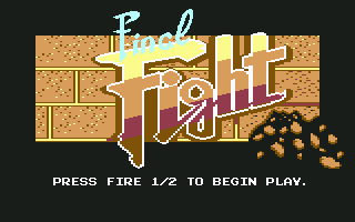 Final Fight (Commodore 64) screenshot: Title