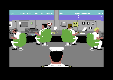 Power at Sea (Commodore 64) screenshot: The bridge
