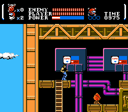 Power Blade (NES) screenshot: Sector One