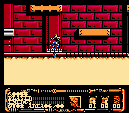Power Blade 2 (NES) screenshot: Fire down below!