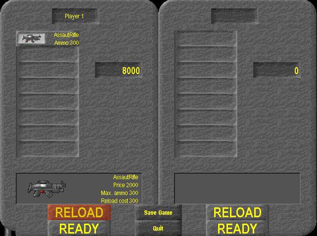 Jogos de Terror (Windows) screenshot: Dark Wars - Select player