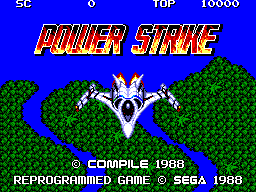 Power Strike (SEGA Master System) screenshot: Title