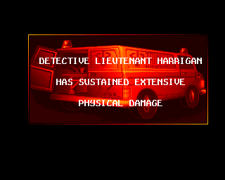 Predator 2 (Amiga) screenshot: Injured...