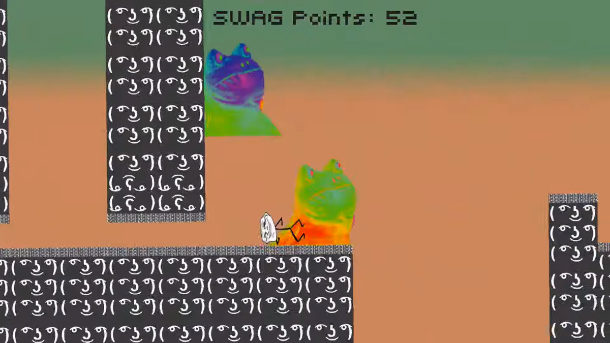 Meme Run (Wii U) screenshot: Gameplay