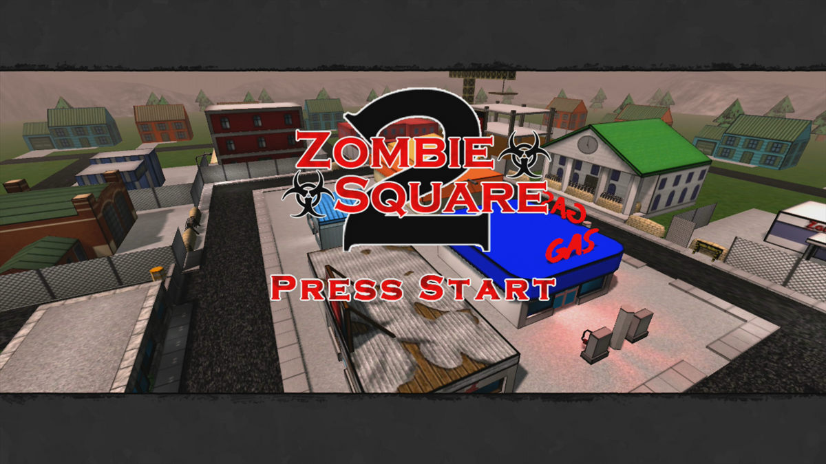 Zombie Square 2 (Xbox 360) screenshot: Title screen (Trial version)