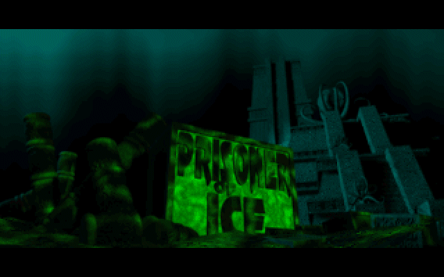Prisoner of Ice (DOS) screenshot: The rather eerie title screen