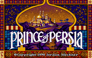 Prince of Persia (DOS) screenshot: Title Screen
