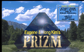 Prizm (DOS) screenshot: Title Screen