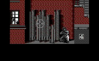 Prohibition (Amstrad CPC) screenshot: Now here's a shady character