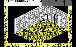 Fairlight II (Amstrad CPC) screenshot: Inside the castle