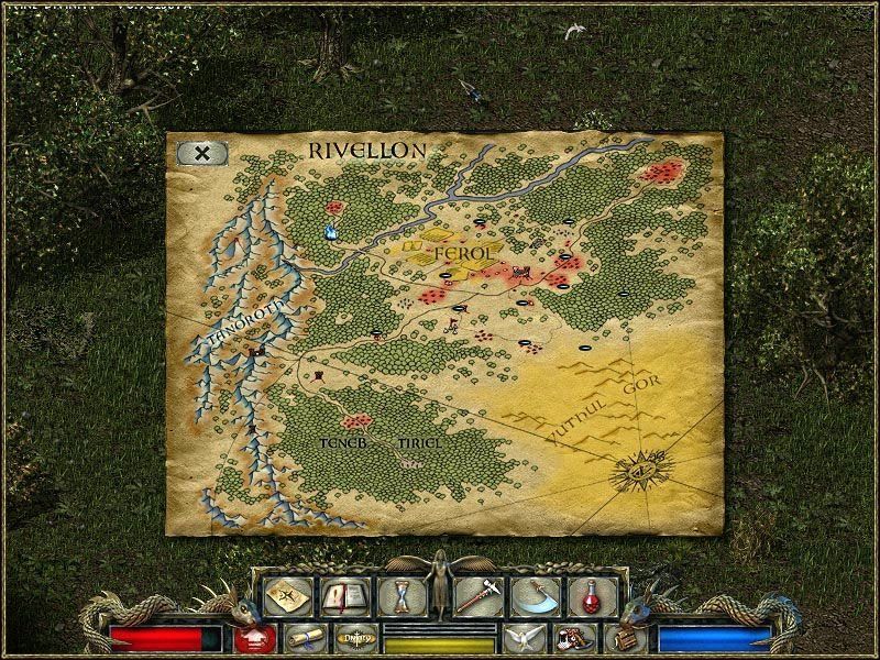 Divine Divinity (Windows) screenshot: You've found a map of Rivellon