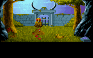 The Prophecy (DOS) screenshot: The queen monster