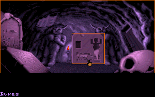 The Prophecy (DOS) screenshot: The seal you have to open
