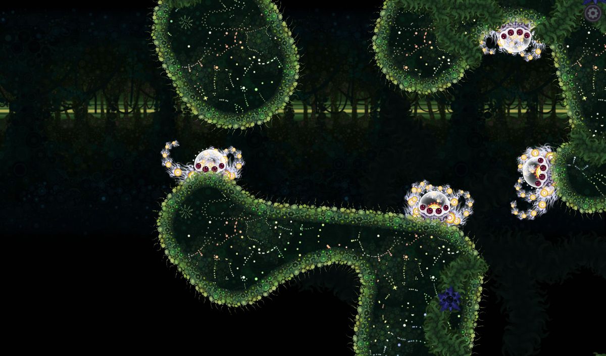 Deep Under the Sky (Android) screenshot: The jellyfish in the introduction sequence