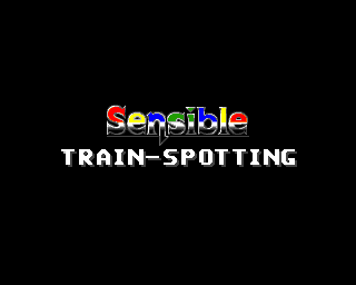 Sensible Train-Spotting (Amiga) screenshot: Title screen
