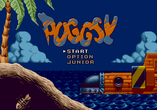 Puggsy (Genesis) screenshot: The Menu