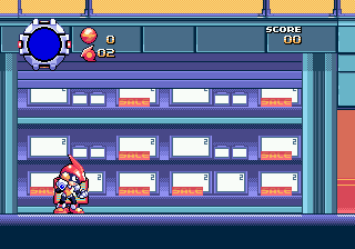 Pulseman (Genesis) screenshot: Starting the game in Japan