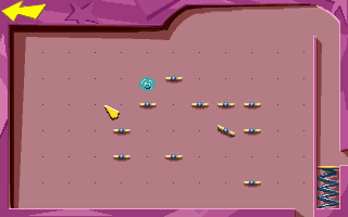 Putt-Putt's Fun Pack (DOS) screenshot: Pinball / Make your own table!