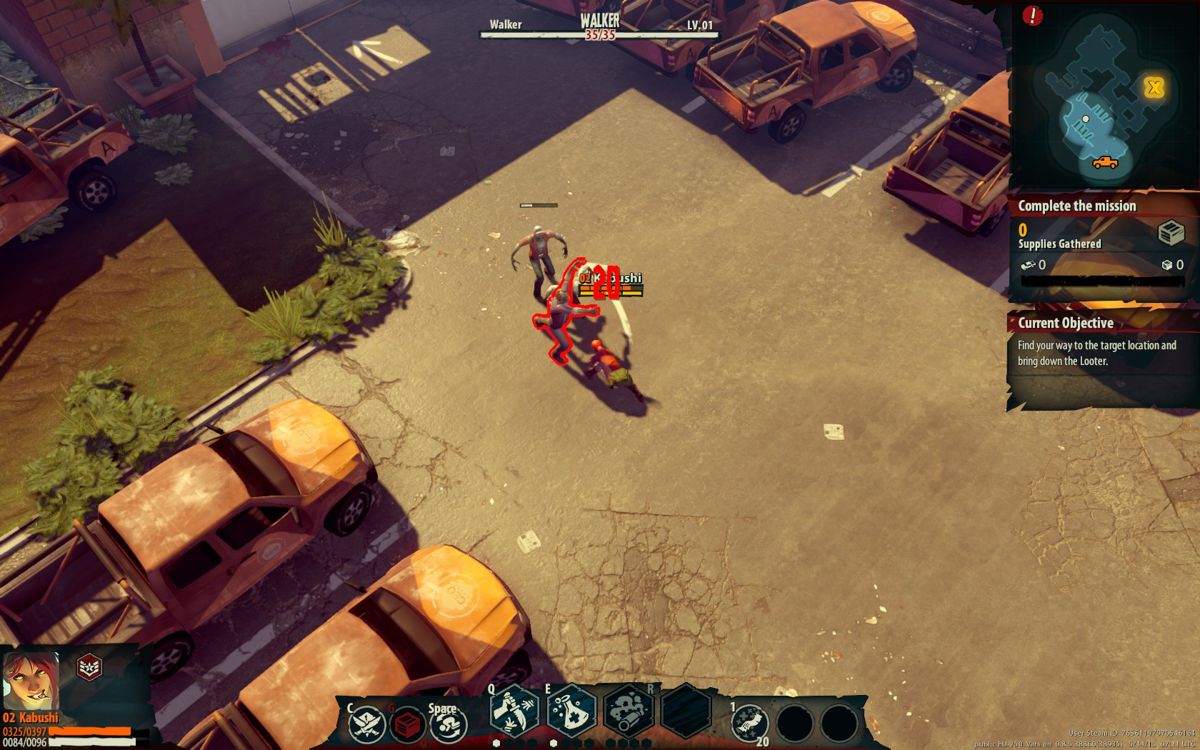 Dead Island: Epidemic (Windows) screenshot: Taking damage